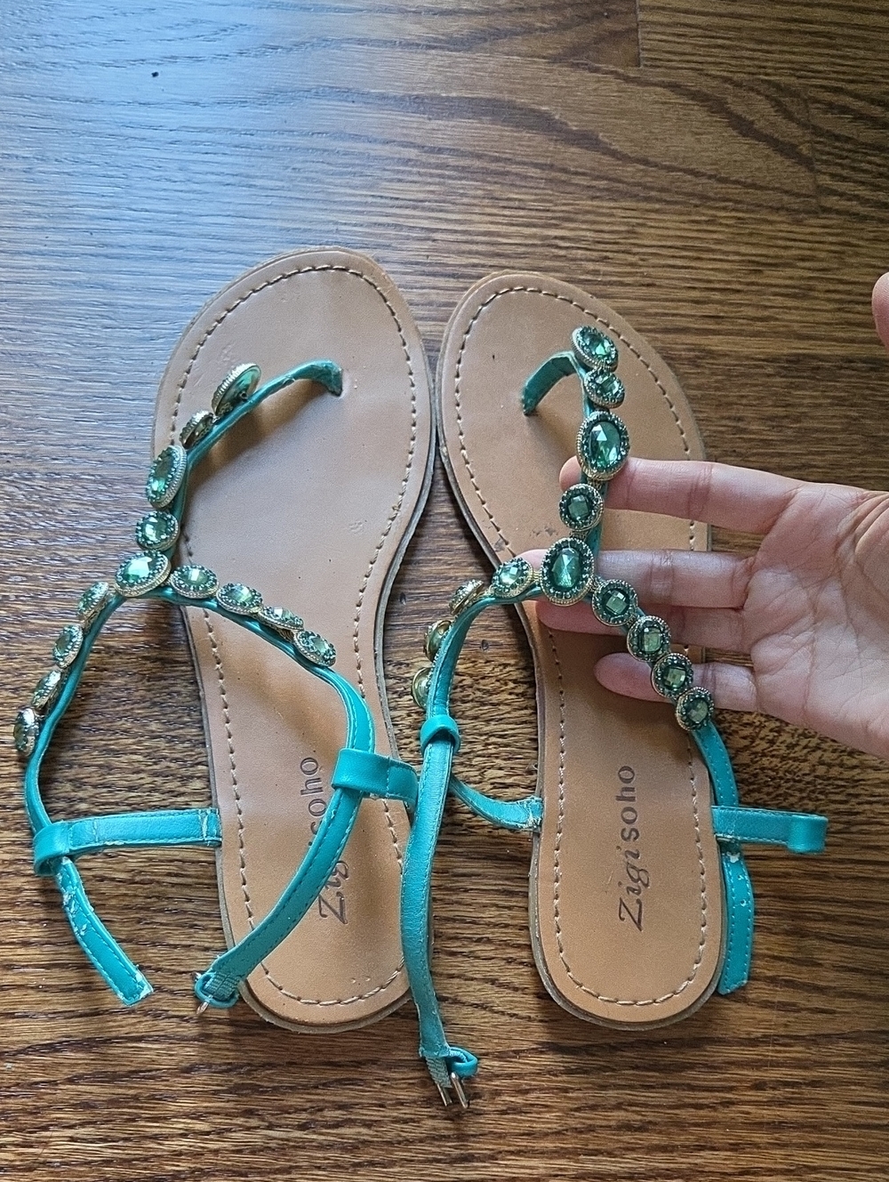 Zigi Soho Jeweled Sandals